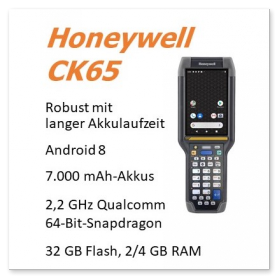 Honeywell CK65 mobile Datenerfassung MDE mobile computer