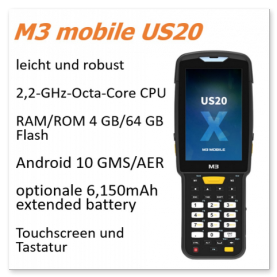 M3 mobile US20 mobile Datenerfassung MDE mobile computer